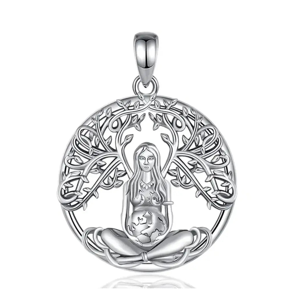 Colgante de la madre naturaleza en plata fina 925 #F95