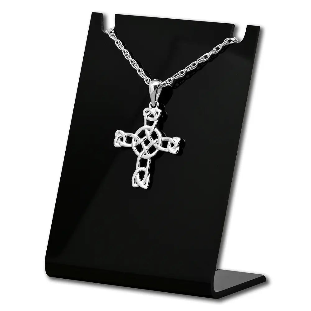 Cruz Celta Plata, Símbolo de Protección y Eterna Unión, Colgante Único #F136