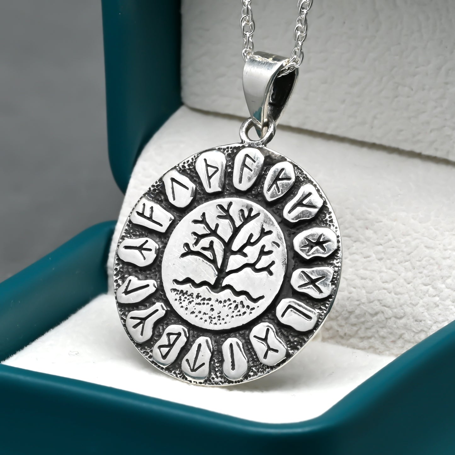 Colgante arbol de la vida en plata fina 925