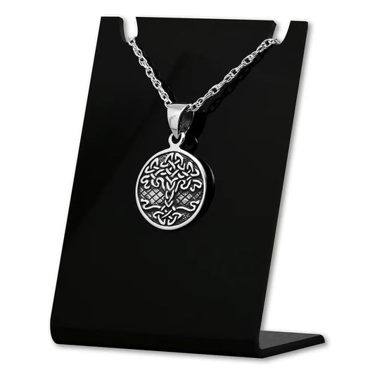 Colgante árbol de la vida celta en plata fina 925 #F121