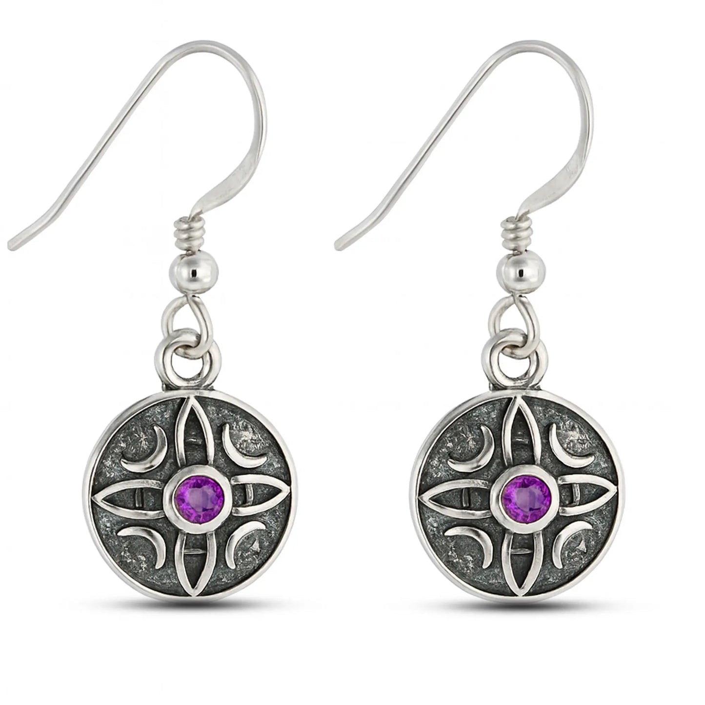 Aros nudo de brujas en plata 950