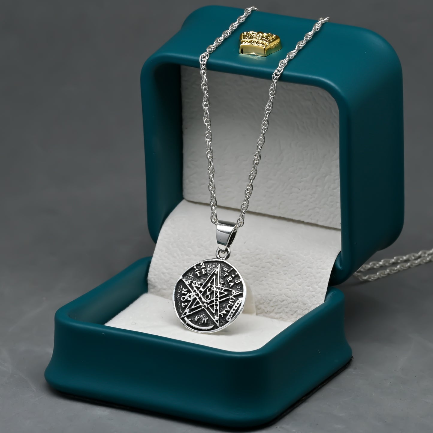 Colgante Tetragrammaton En Plata 925, Amuleto De Protección