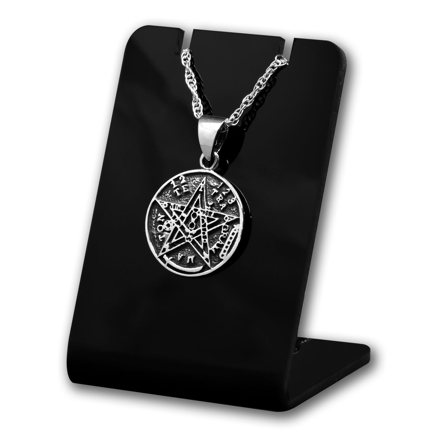 Colgante Tetragrammaton En Plata 925, Amuleto De Protección